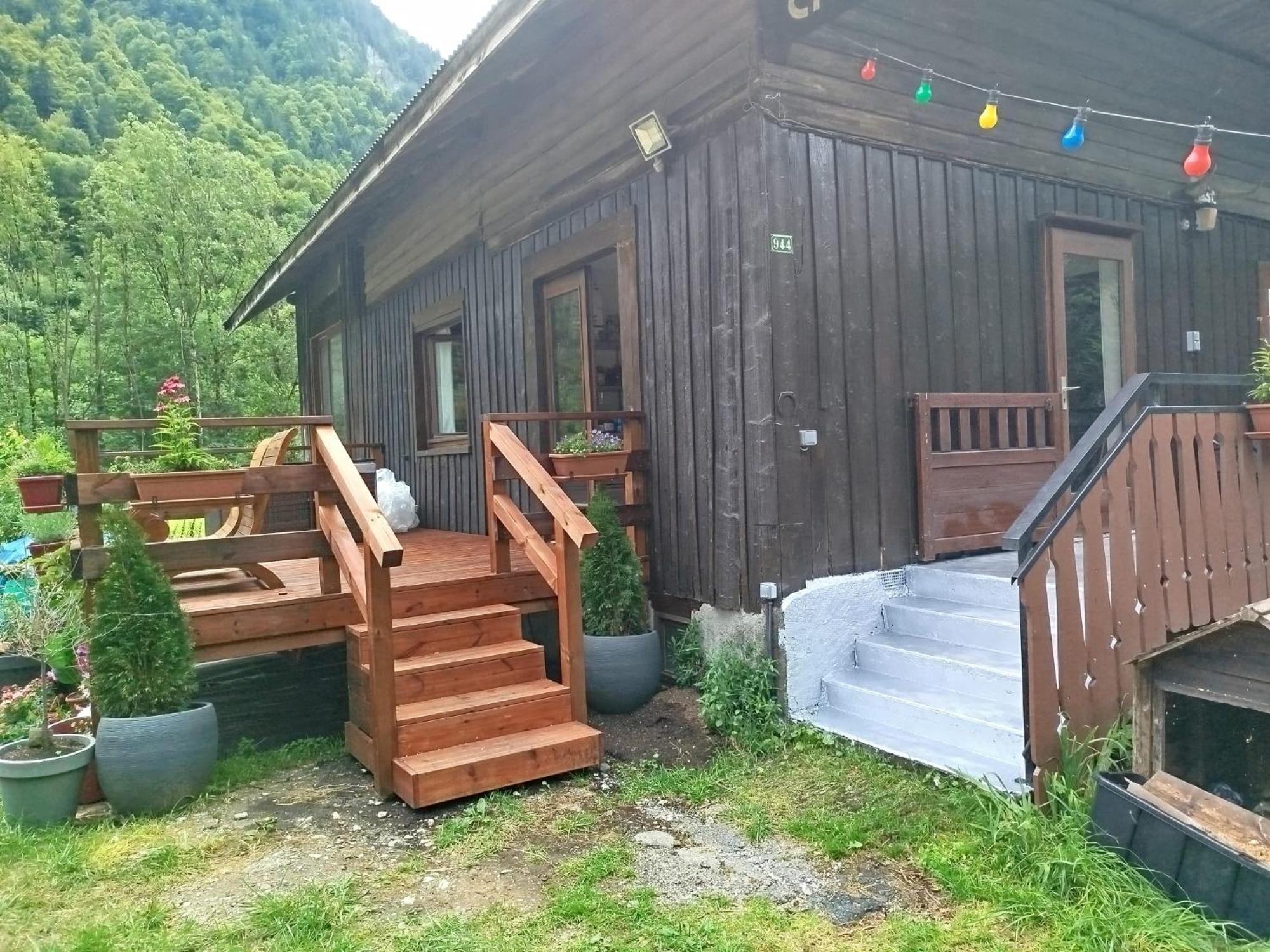 Chalet 8 Personnes + Grand Terrain Et Riviere Entremont Dış mekan fotoğraf